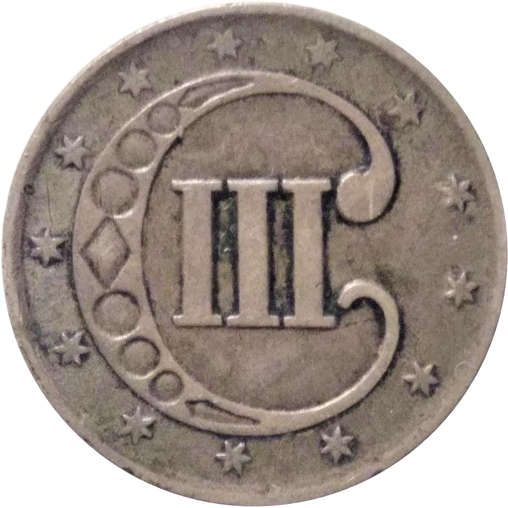 1852-Three-Cent-Silver